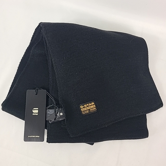 G-Star Other - NWT G-Star Raw Effo Scarf Dark Black Warm Wrap OS 8"x70"